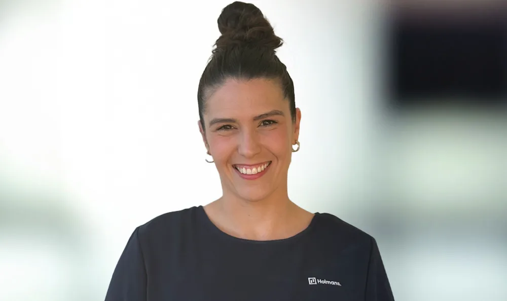 Chantel Du Plessis – Client Manager at Holmans Chantel Du Plessis, Client Manager at Holmans Chartered Accountants, smiling in a professional headshot